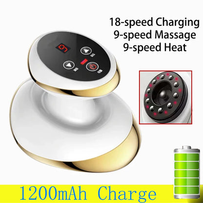 YUKUI Smart Cupping & Gua Sha Massager | Heated Suction & Anti-Cellulite Therapy
