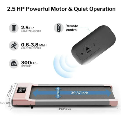 UltraSlim 3-in-1 Walking Pad | Compact Treadmill for Home & Office