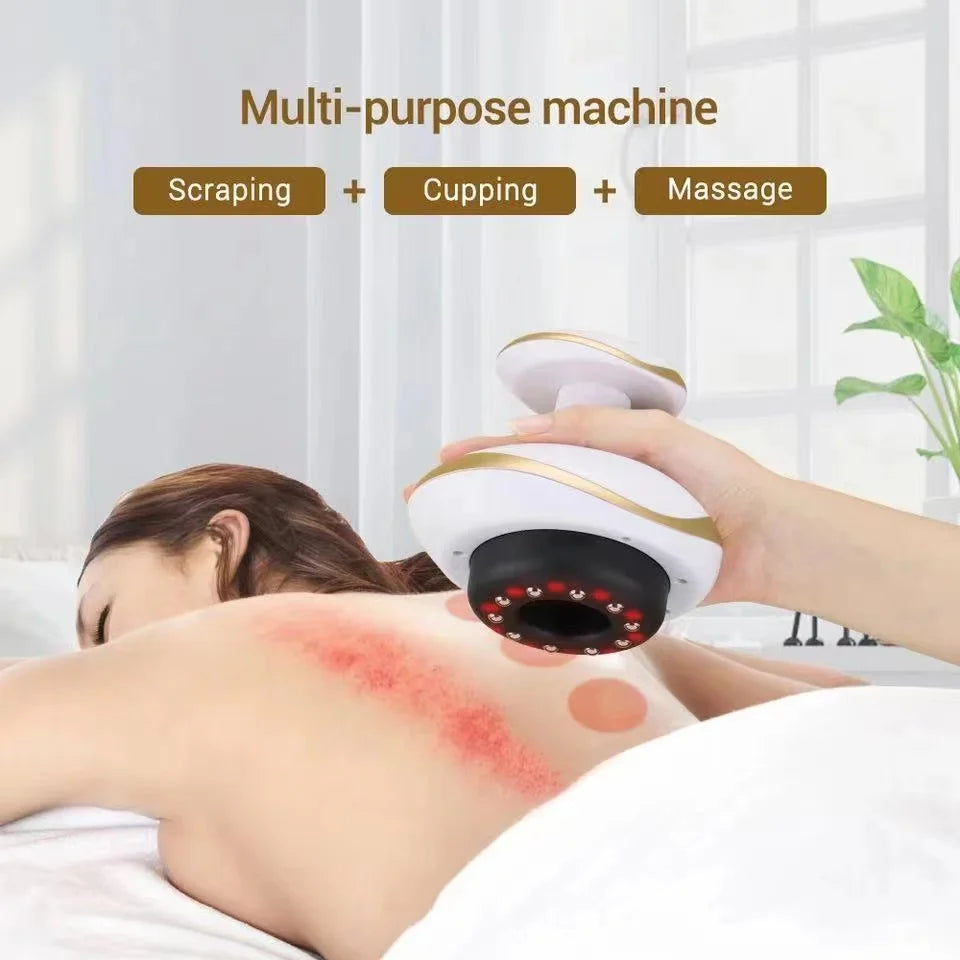 YUKUI Smart Cupping & Gua Sha Massager | Heated Suction & Anti-Cellulite Therapy