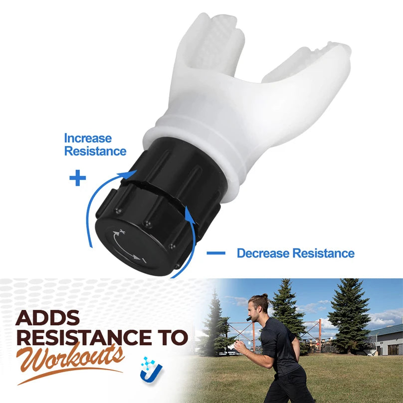 Breathing Trainer | Lung Capacity Booster with Adjustable Resistance