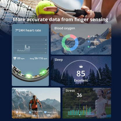 COLMI R03 Smart Ring | 39-Day Battery, Health Tracking & 5ATM Waterproof