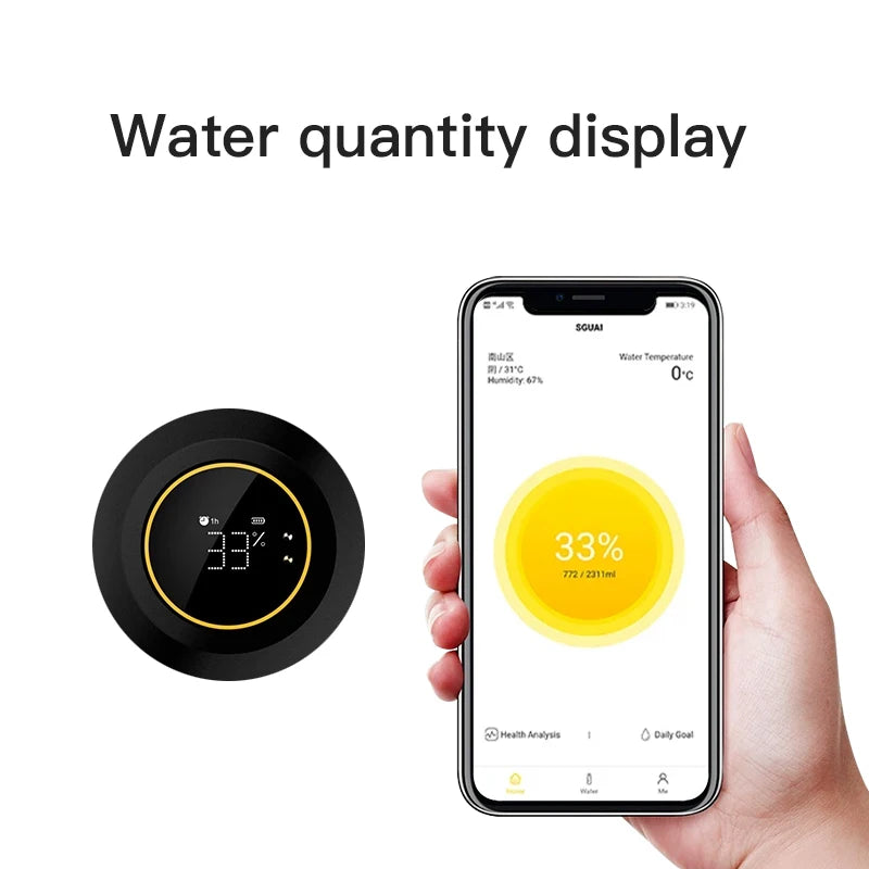 Tuya Smart Hydration Bottle with Bluetooth | Drink Reminder & Temperature Display