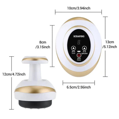 YUKUI Smart Cupping & Gua Sha Massager | Heated Suction & Anti-Cellulite Therapy