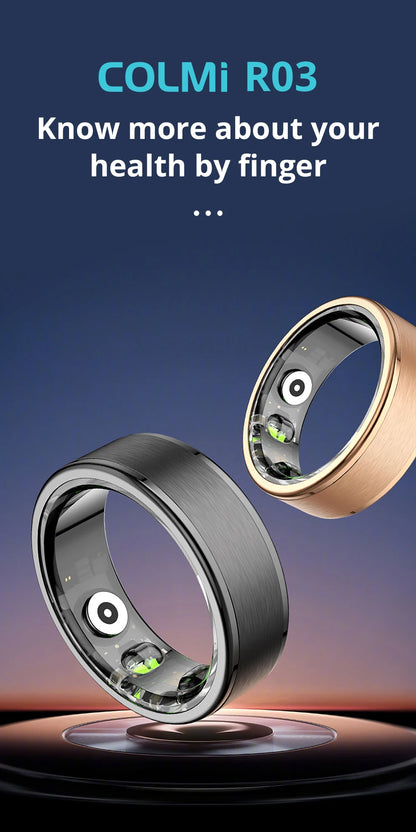 COLMI R03 Smart Ring | 39-Day Battery, Health Tracking & 5ATM Waterproof