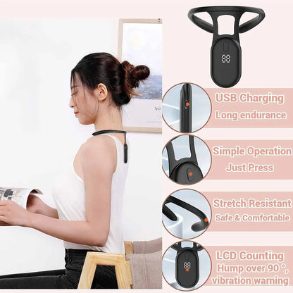 Ultrasonic Neck & Lymphatic Massager – Posture & Back Support