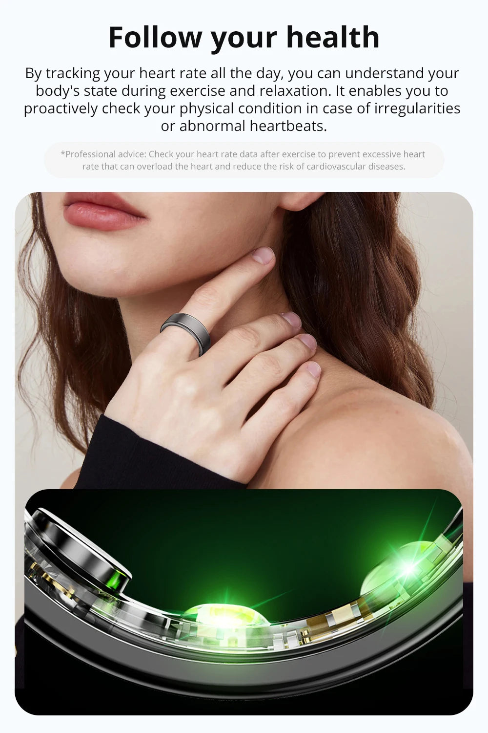 COLMI R03 Smart Ring | 39-Day Battery, Health Tracking & 5ATM Waterproof
