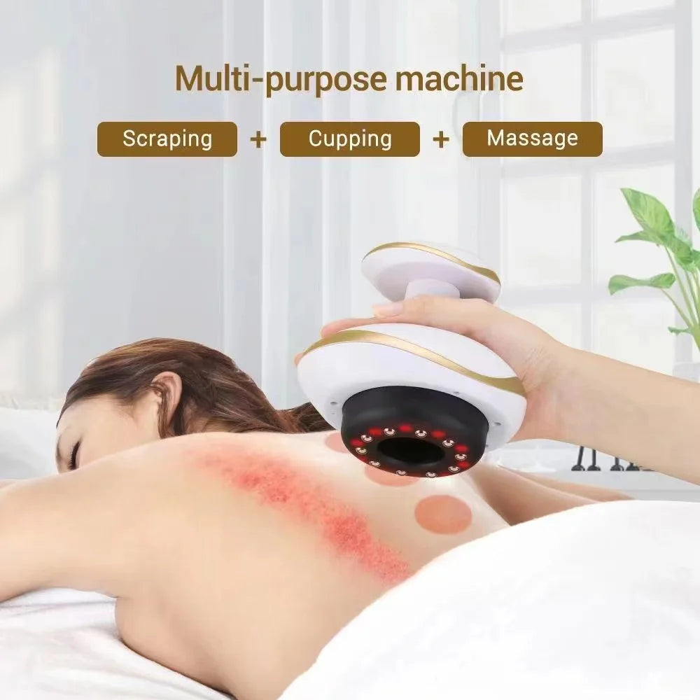 YUKUI Smart Cupping & Gua Sha Massager | Heated Suction & Anti-Cellulite Therapy