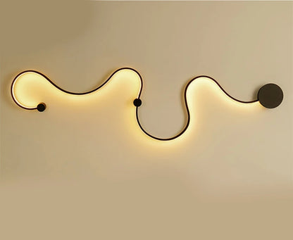 Modern Black White RGB LED Wall Lamps