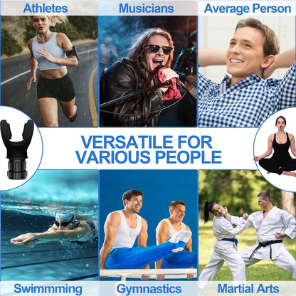 Breathing Trainer | Lung Capacity Booster with Adjustable Resistance