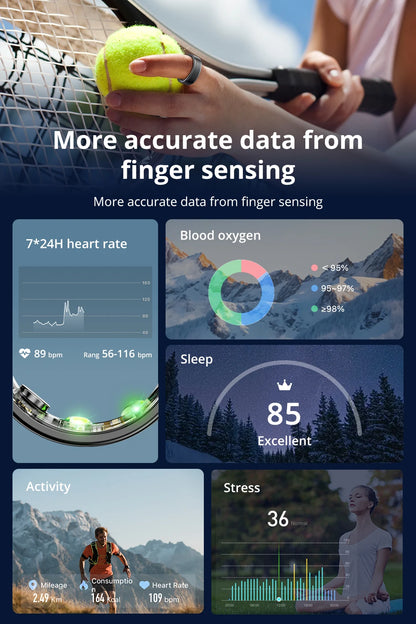COLMI R03 Smart Ring | 39-Day Battery, Health Tracking & 5ATM Waterproof