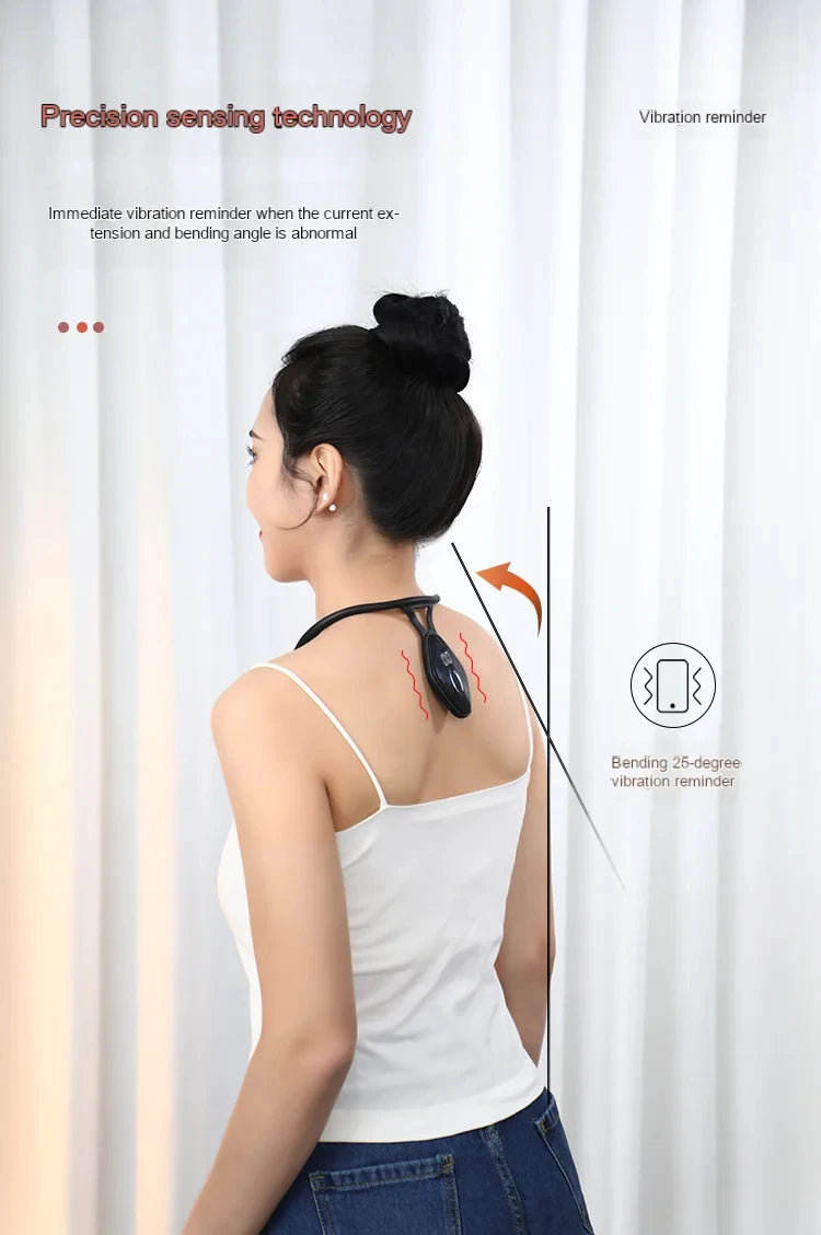 Ultrasonic Neck & Lymphatic Massager – Posture & Back Support