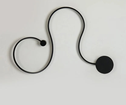 Modern Black White RGB LED Wall Lamps