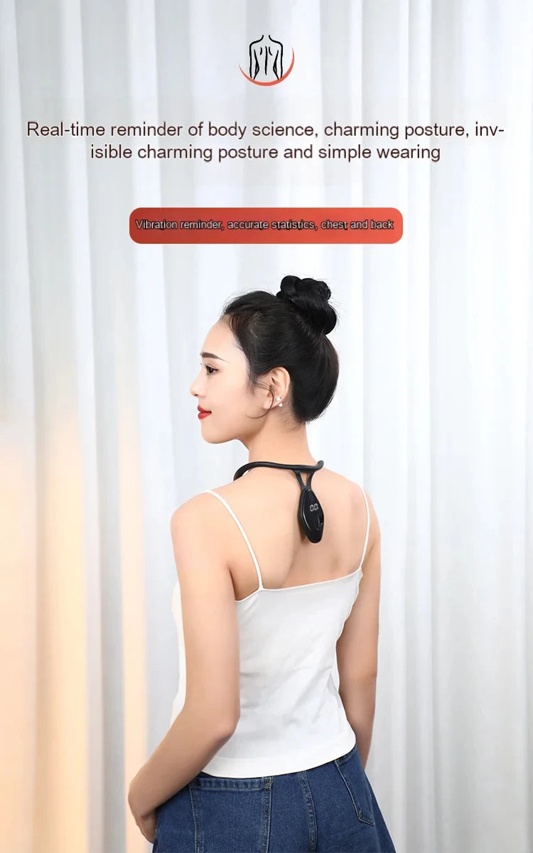 Ultrasonic Neck & Lymphatic Massager – Posture & Back Support